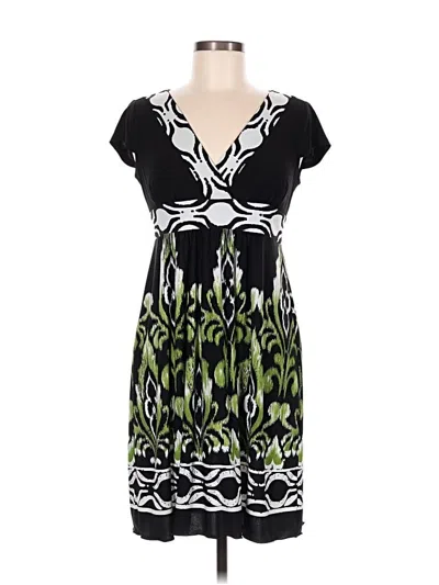 Pre-owned En Focus Studio Casual Dress In Black