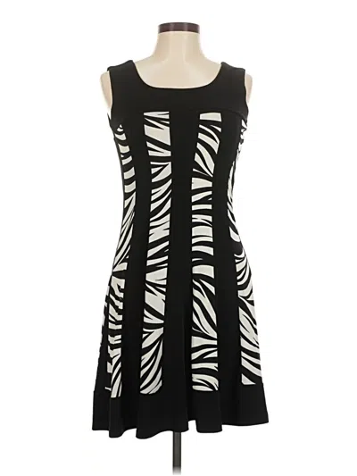 Pre-owned En Focus Studio Casual Dress In Black