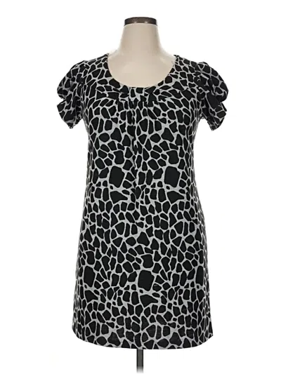 Pre-owned En Focus Studio Casual Dress In Black