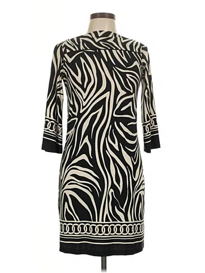 Pre-owned En Focus Studio Casual Dress In Black