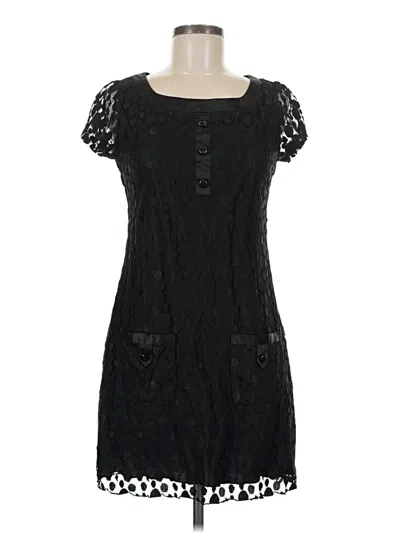 Pre-owned En Focus Studio Casual Dress In Black