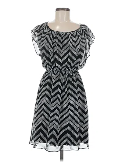 Pre-owned En Focus Studio Casual Dress In Black