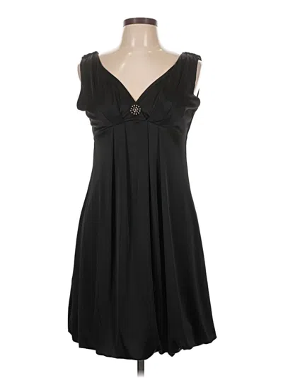 Pre-owned En Focus Studio Casual Dress In Black