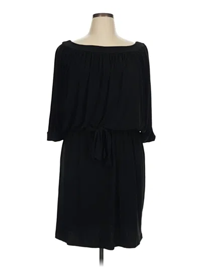 Pre-owned En Focus Studio Casual Dress In Black
