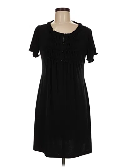 Pre-owned En Focus Studio Casual Dress In Black