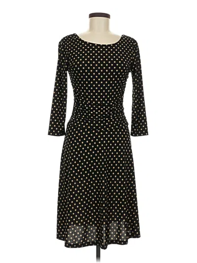 Pre-owned En Focus Studio Casual Dress In Black