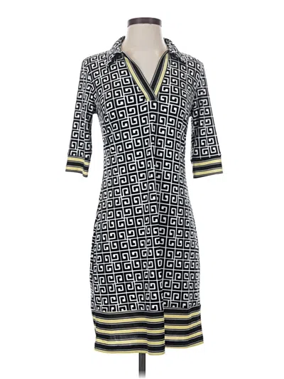 Pre-owned En Focus Studio Casual Dress In Black