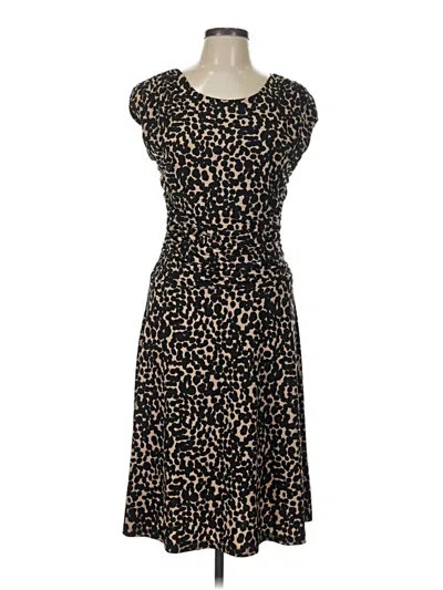 Pre-owned En Focus Studio Casual Dress In Black