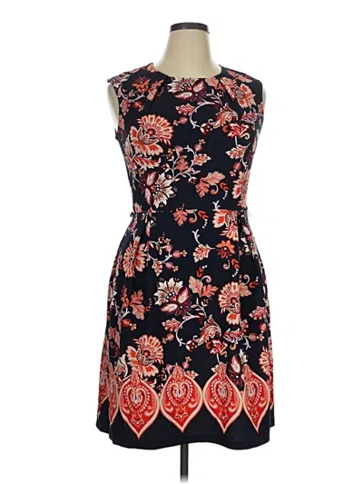 Pre-owned En Focus Studio Casual Dress In Black