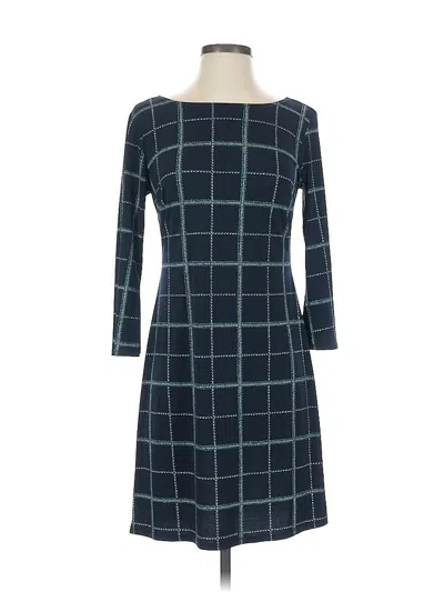 Pre-owned En Focus Studio Casual Dress In Blue