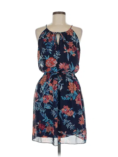 Pre-owned En Focus Studio Casual Dress In Blue