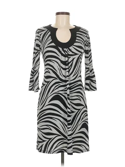 Pre-owned En Focus Studio Casual Dress In Blue