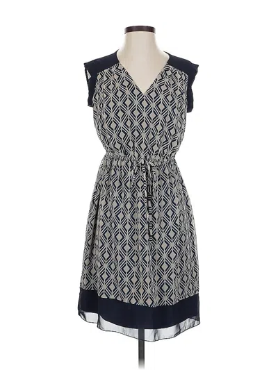 Pre-owned En Focus Studio Casual Dress In Blue