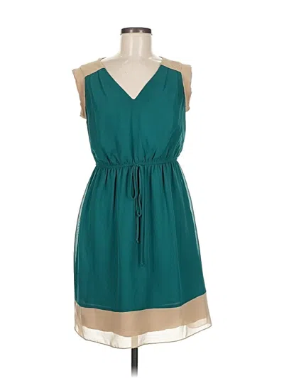 Pre-owned En Focus Studio Casual Dress In Blue