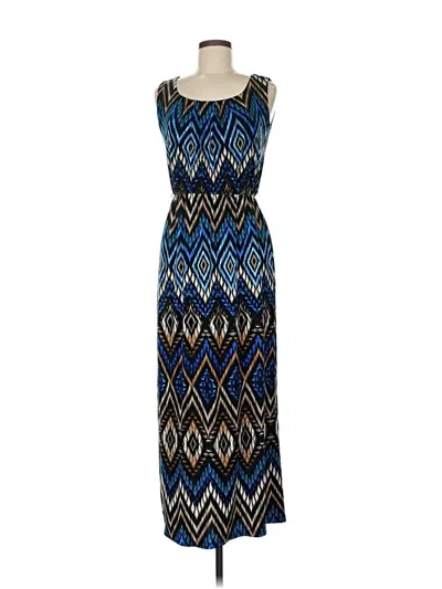 Pre-owned En Focus Studio Casual Dress In Blue