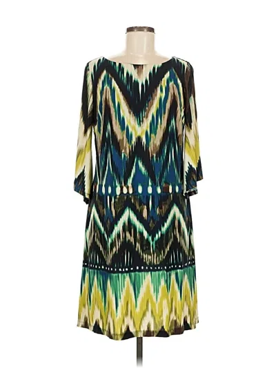 Pre-owned En Focus Studio Casual Dress In Blue