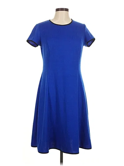 Pre-owned En Focus Studio Casual Dress In Blue