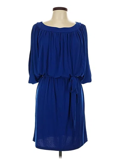 Pre-owned En Focus Studio Casual Dress In Blue