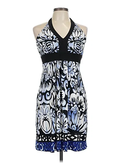 Pre-owned En Focus Studio Casual Dress In Blue