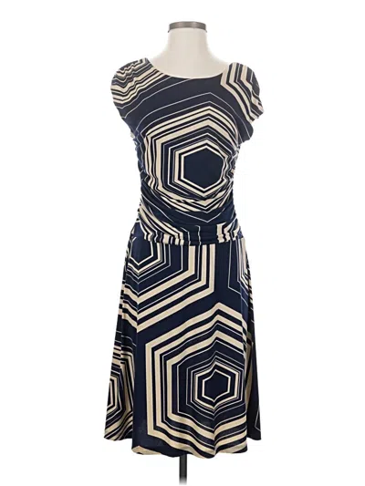 Pre-owned En Focus Studio Casual Dress In Blue