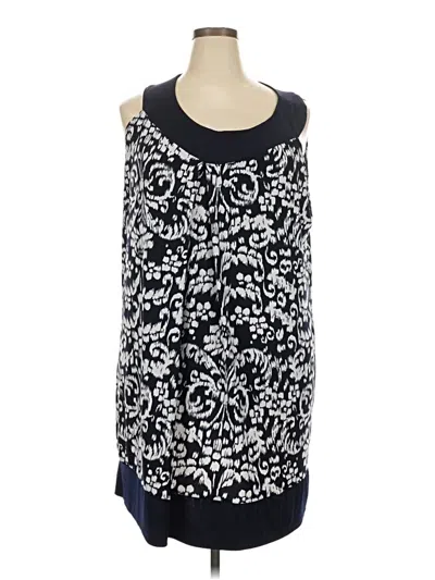 Pre-owned En Focus Studio Casual Dress In Blue