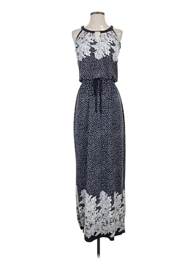 Pre-owned En Focus Studio Casual Dress In Blue