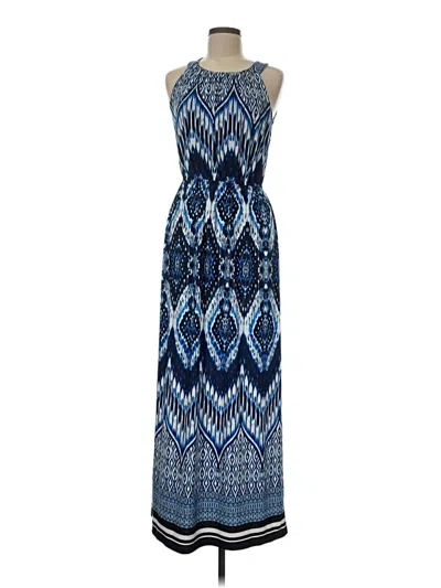 Pre-owned En Focus Studio Casual Dress In Blue