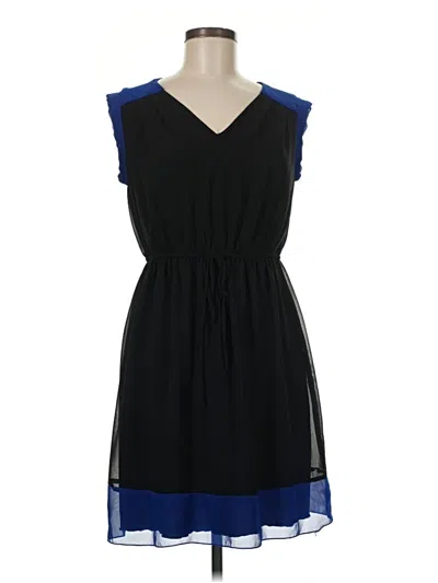 Pre-owned En Focus Studio Casual Dress In Blue