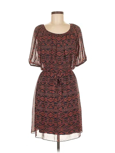 Pre-owned En Focus Studio Casual Dress In Brown