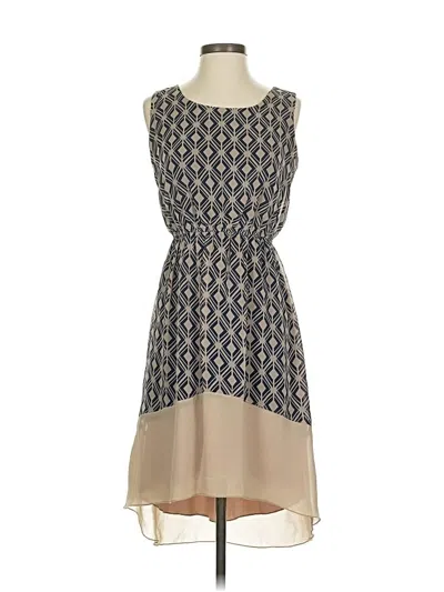 Pre-owned En Focus Studio Casual Dress In Brown