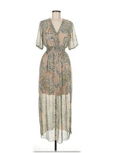 Pre-owned En Focus Studio Casual Dress In Brown