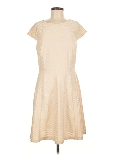 Pre-owned En Focus Studio Casual Dress In Brown