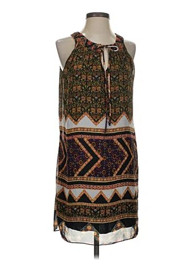 Pre-owned En Focus Studio Casual Dress In Brown