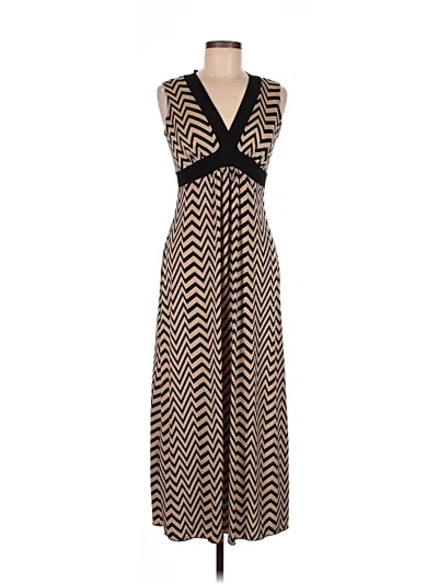 Pre-owned En Focus Studio Casual Dress In Brown