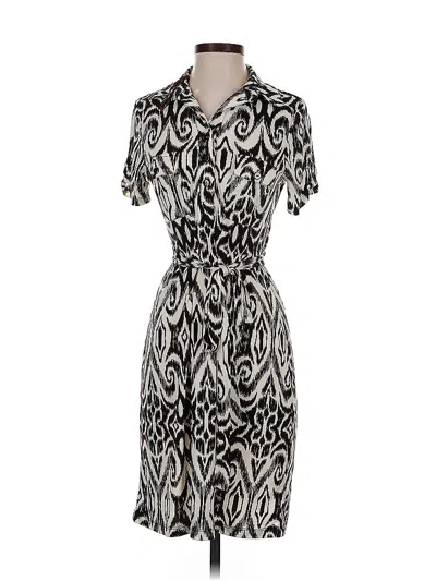 Pre-owned En Focus Studio Casual Dress In Gray