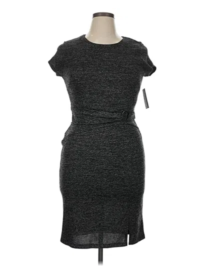 Pre-owned En Focus Studio Casual Dress In Gray