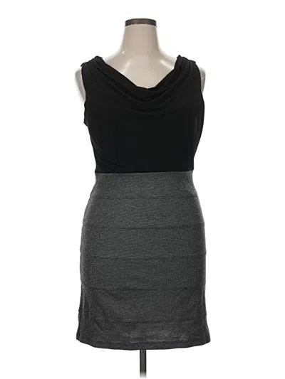 Pre-owned En Focus Studio Casual Dress In Gray