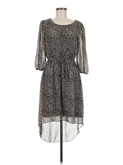 Pre-owned En Focus Studio Casual Dress In Gray