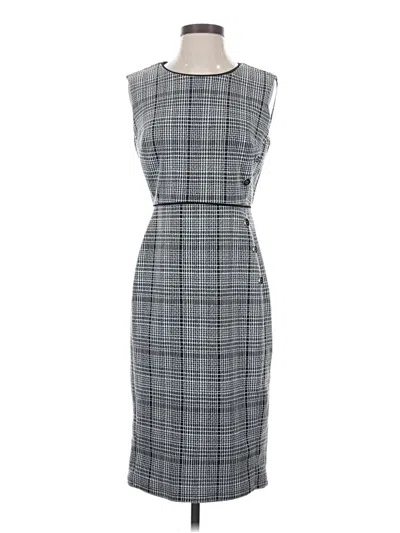 Pre-owned En Focus Studio Casual Dress In Gray