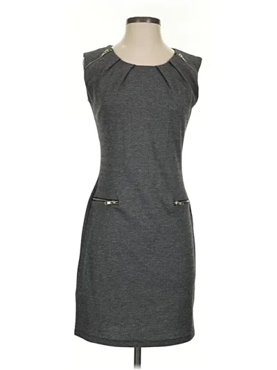 Pre-owned En Focus Studio Casual Dress In Gray