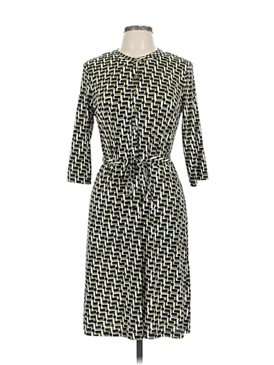 Pre-owned En Focus Studio Casual Dress In Green