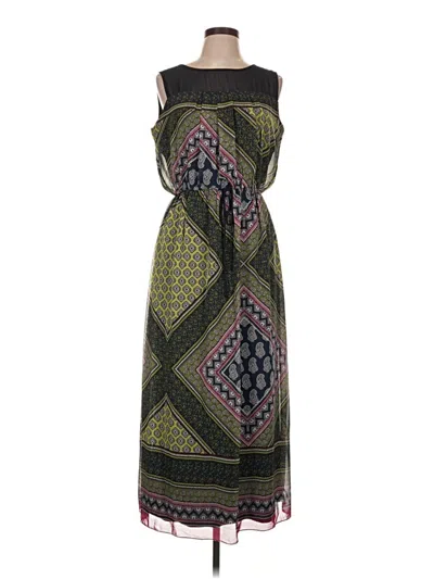 Pre-owned En Focus Studio Casual Dress In Green