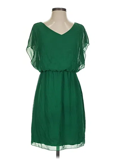 Pre-owned En Focus Studio Casual Dress In Green