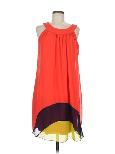 Pre-owned En Focus Studio Casual Dress In Orange