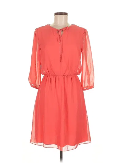 Pre-owned En Focus Studio Casual Dress In Orange