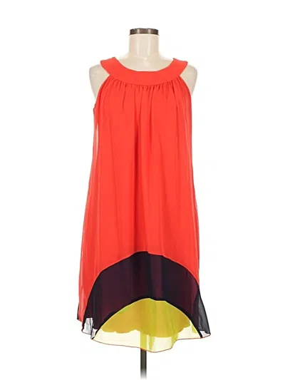 Pre-owned En Focus Studio Casual Dress In Orange