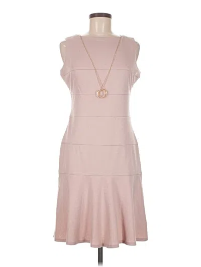 Pre-owned En Focus Studio Casual Dress In Pink