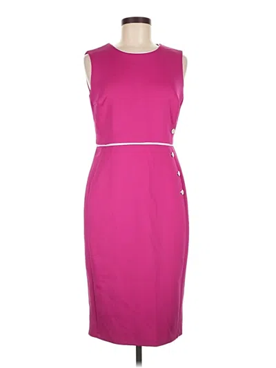 Pre-owned En Focus Studio Casual Dress In Pink