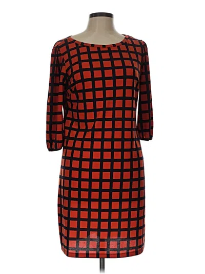 Pre-owned En Focus Studio Casual Dress In Red