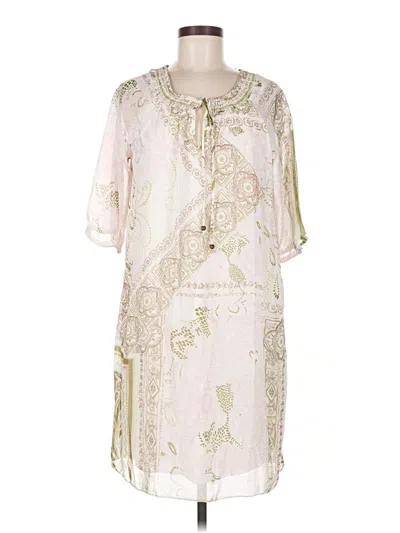 Pre-owned En Focus Studio Casual Dress In White